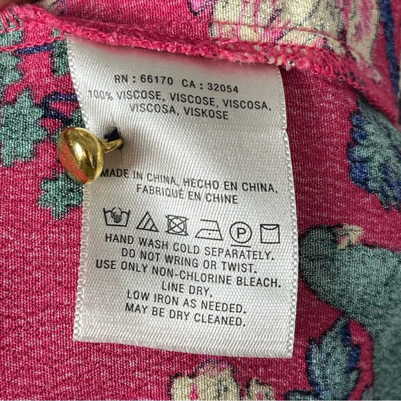 Anthropologie Maeve Tropical Bird Shift Dress Size 4 - Picture 7 of 7